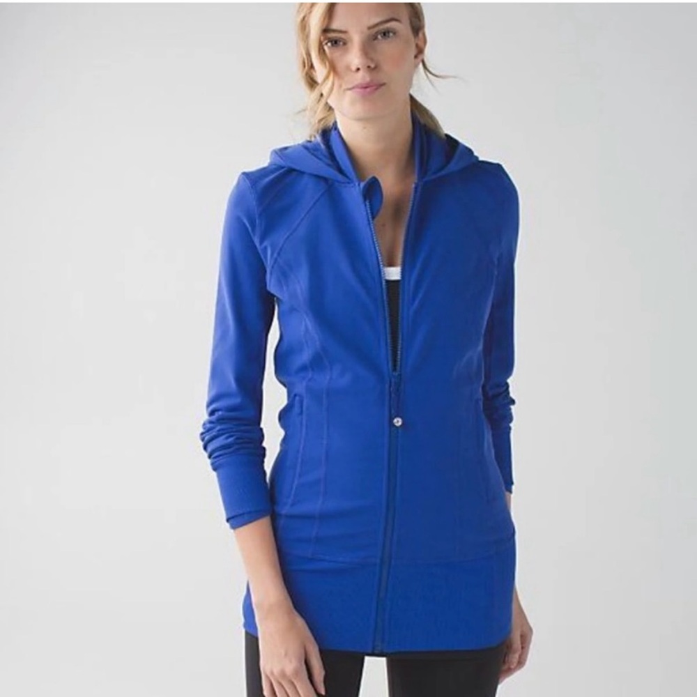 Lululemon Daily Practice Jacket with hood.